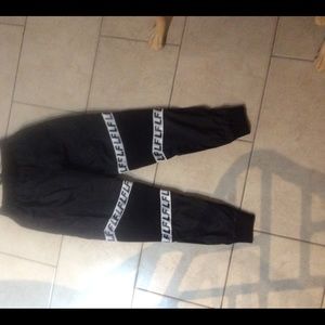 New LF track sweat pants black sz s